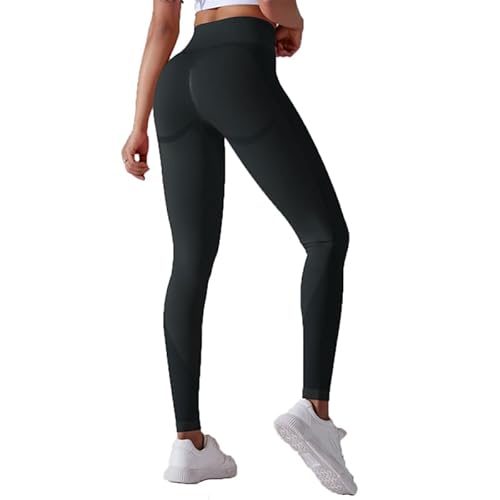 BSLVWG Frauen Nahtlose High Waisted Yoga Leggings Stretch Gym Workout Laufen Leggings Butt Lifting Fitness Workout Yoga Hosen von BSLVWG