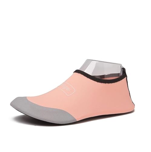 BSLVWG Wasser Schuhe Männer Frauen Leichte Damen Schnell Trockene Aqua Aerobic Schuhe für Schwimmen Surfen Kajak Strand Yoga Schnorcheln (Orange, Erwachsene, 38, Numerisch, EU Schuhgrößensystem, M) von BSLVWG
