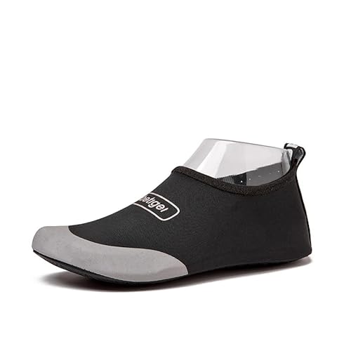 BSLVWG Wasser Schuhe Männer Frauen Leichte Damen Schnell Trockene Aqua Aerobic Schuhe für Schwimmen Surfen Kajak Strand Yoga Schnorcheln (Schwarz, Erwachsene, 40, Numerisch, EU Schuhgrößensystem, M) von BSLVWG
