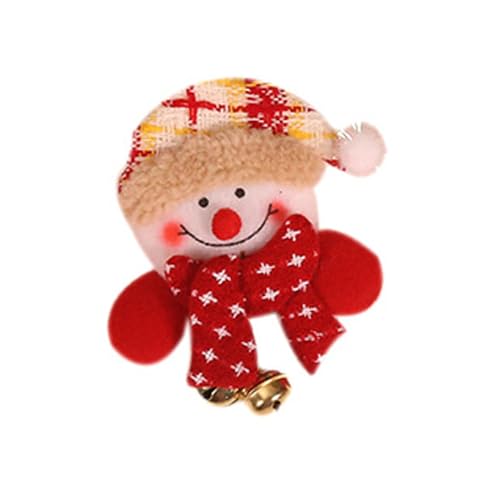 BSLVWG Weihnachten LED blinkende Brosche Pins Beleuchtete Brosche Weihnachtsbrosche Santa Elch Rentier Bär Weihnachtsbrosche Weihnachtsschmuck Kinder ﻿ (04) von BSLVWG