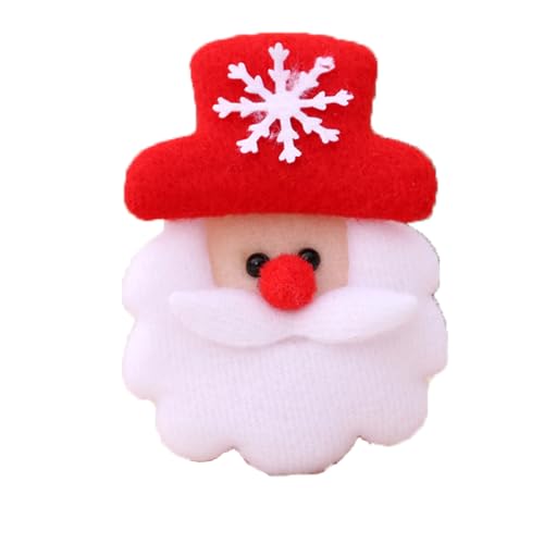 BSLVWG Weihnachten LED blinkende Brosche Pins Beleuchtete Brosche Weihnachtsbrosche Santa Elch Rentier Bär Weihnachtsbrosche Weihnachtsschmuck Kinder ﻿ (09) von BSLVWG