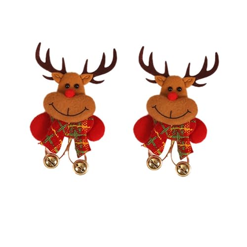 BSLVWG Weihnachten LED blinkende Brosche Pins Beleuchtete Brosche Weihnachtsbrosche Santa Elch Rentier Bär Weihnachtsbrosche Weihnachtsschmuck Kinder ﻿ (15) von BSLVWG