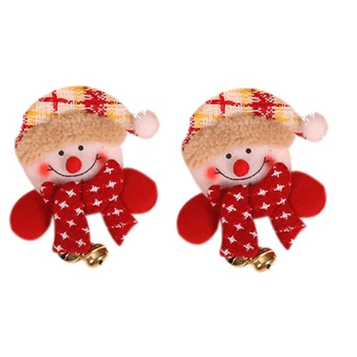 BSLVWG Weihnachten LED blinkende Brosche Pins Beleuchtete Brosche Weihnachtsbrosche Santa Elch Rentier Bär Weihnachtsbrosche Weihnachtsschmuck Kinder ﻿ (16) von BSLVWG