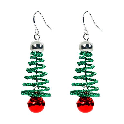 BSLVWG Weihnachtsohrringe Ohrstecker Weihnachtsohrringe für Frauen Weihnachtsohrringe für Frauen Drop Dangle Ohrringe Nette Ohrringe Weihnachtsschmuck Weihnachtsohrringe für Kinder Mädchen (01) von BSLVWG