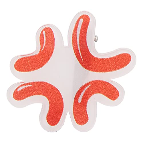 5 Stück lustige Haarnadel Haarklammern Friseur Haarnadeln Haarschmuck für Frauen Mädchen (Wütend auf weißem Hintergrund) von BSTCAR