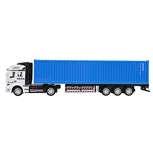 BSTCAR Container LKW Modell Spielzeug 1: 48 Legierung Auto Modell Spielzeug Pull Back Fahrzeuge Spielzeugautos,Simulation Autos Geschenke für Mädchen (Container-LKW) von BSTCAR