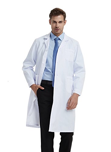 BSTT Herren Laborkittel Weiß Arbeitskleidung Uniformen Neue verbesserung dünnes XXL BSTT Herren Laborkittel Weiß Arbeitskleidung Uniformen Neue verbesserung dünnes XXL von BSTT