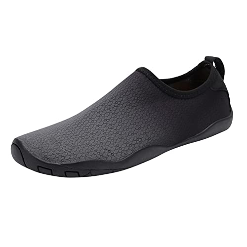 Paar Strandschuhe Atmungsaktiv Fitnessschuhe Sommer rutschfeste Schwimmschuhe Wasserschuhe Surfschuhe Aquaschuhe Barfußschuhe Schnell Trocknend Badeschuhe Mit 6 Farben Größe: 39-42EU (BK1, 40) von BSWFA