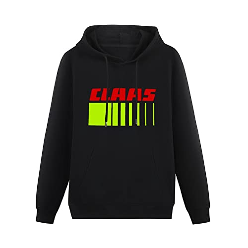 Claas Mens Funny Unisex Sweatshirts Graphic Print Hooded Black Sweater L von BSapp