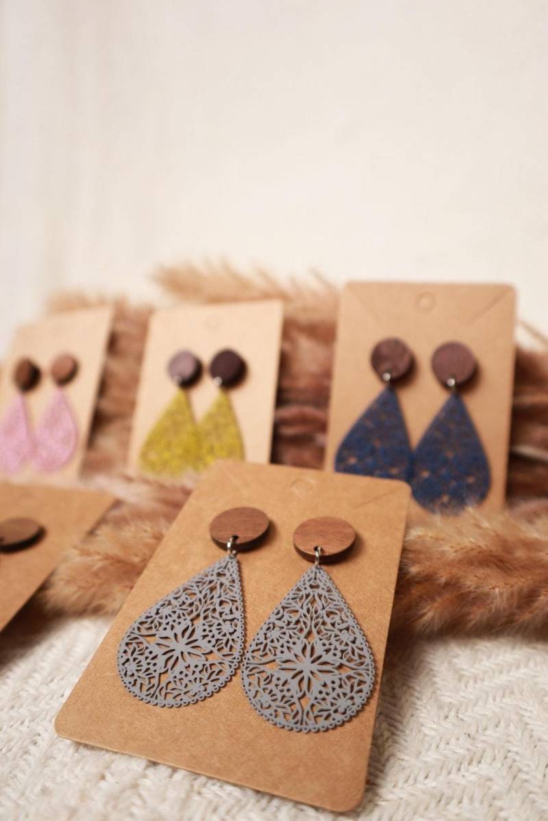 Ohrringe - Schmuck Holz Geschenk Ohrringe - Schmuck Holz Geschenk von BSmorethanwood