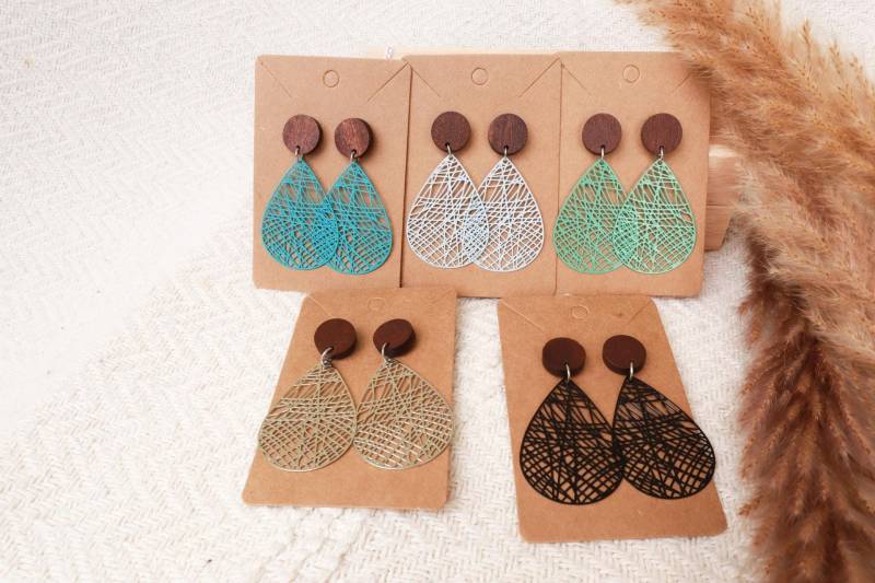 Ohrringe - Schmuck Geschenk von BSmorethanwood