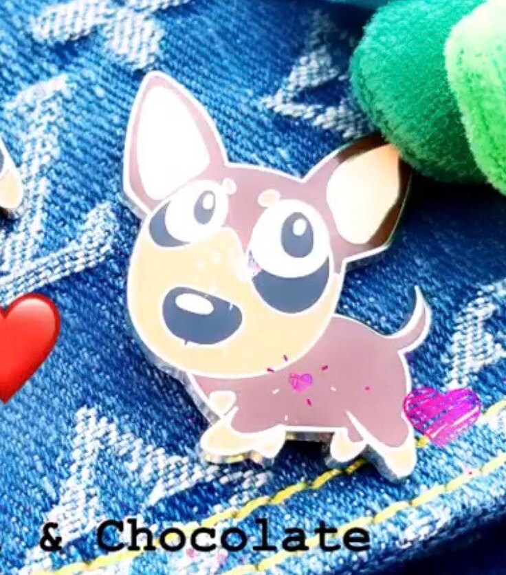 Zwergpinscher Schoko Min Pin Hund Hard Enamel Zwergpinscher Schoko Min Pin Hund Hard Enamel von BT2MPS