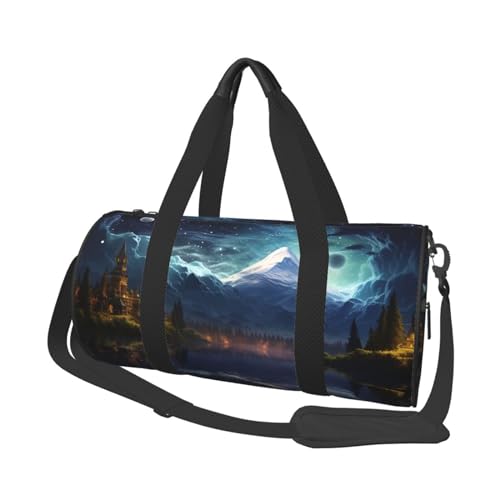 Reisetasche, Retro-Stil, Weltraum-Muster, Wochenendtasche, Übernachtungstasche, für Männer und Frauen, große Kapazität, Sport, Turnbeutel, Segeltuch, Handgepäcktasche für Reisen, Yoga, Reisetasche, Retro-Stil, Weltraum-Muster, Wochenendtasche, Übernachtungstasche, für Männer und Frauen, große Kapazität, Sport, Turnbeutel, Segeltuch, Handgepäcktasche für Reisen, Yoga, von BTCOWZRV