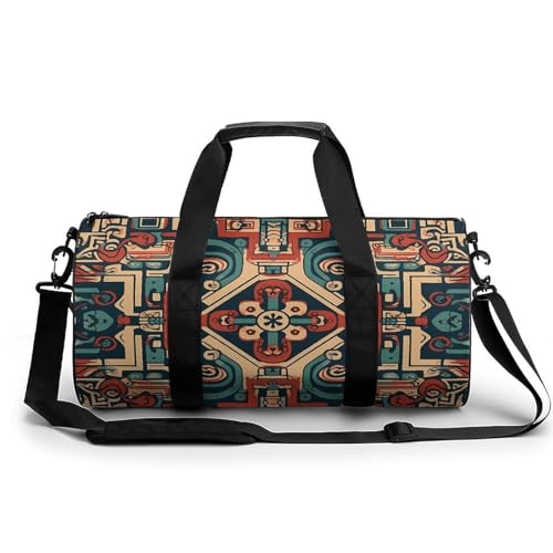 Reisetasche für Damen und Herren, große Kapazität, Übernachtungstasche, traditioneller Stil, Reise-Sporttasche, Segeltuch, Tragetaschen für Reisen, Yoga, weiß, 45 cm/22,9 cm/22,9 cm/22,9 cm, weiß, Reisetasche für Damen und Herren, große Kapazität, Übernachtungstasche, traditioneller Stil, Reise-Sporttasche, Segeltuch, Tragetaschen für Reisen, Yoga, weiß, 45 cm/22,9 cm/22,9 cm/22,9 cm, weiß, von BTCOWZRV