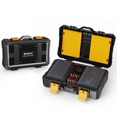 BTECH Batterie-Organizer und Kartenetui für 2 x NP-Fz100-Batterien + 16 SD-/MicroSD-Karten | Stoßfeste Kamera-Zubehörtasche BTECH Batterie-Organizer und Kartenetui für 2 x NP-Fz100-Batterien + 16 SD-/MicroSD-Karten | Stoßfeste Kamera-Zubehörtasche von BTECH