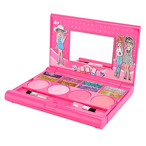 Kosmetiktasche Make-up-Set, Make-up-Box, Make-up-Palette Mädchen für Kleinkind(H102Z) von BTER