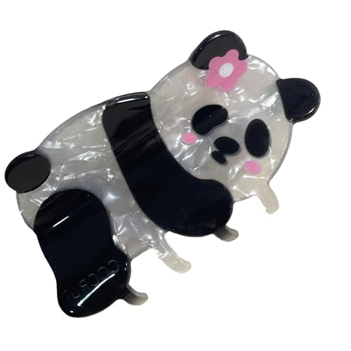 Haarspange mit Panda-Motiv für Teenager, Mädchen, InStyle, Tierkiefer-Clip, weibliche Haarspangen, Pferdeschwanz-Halter, Haarschmuck von BTGHPI