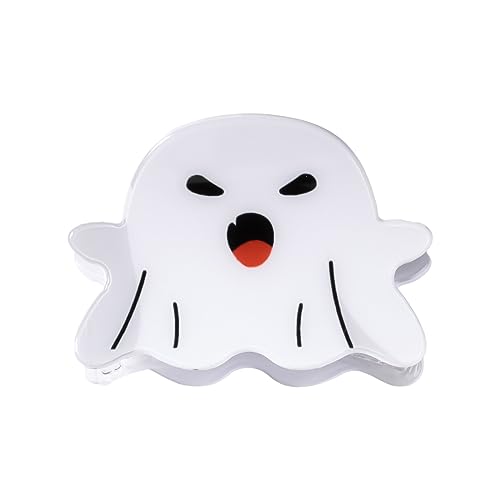 Mädchen Pferdeschwanzhalter Halloween Pferdeschwanzhalter Niedliche Gespenster Krallenklammer Kopfschmuck Haarschmuck Haarfang von BTGHPI