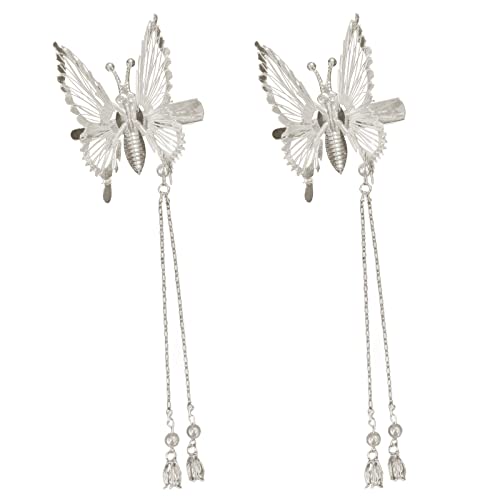 Nymphe Kopfbedeckung Perlen Haarspange Fee Schmetterling Nymphe Kopfbedeckung Vintage Fotografie Party Braut Hochzeit Kopfschmuck von BTGHPI