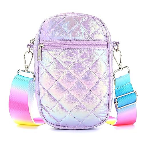 BTHRORO Kleine Umhängetasche für Mädchen, Leicht CrossBody Bag Niedliche Handy Geldbörse Schultertasche mit abnehmbarem Riemen für Frauen Teenager Kinder von BTHRORO