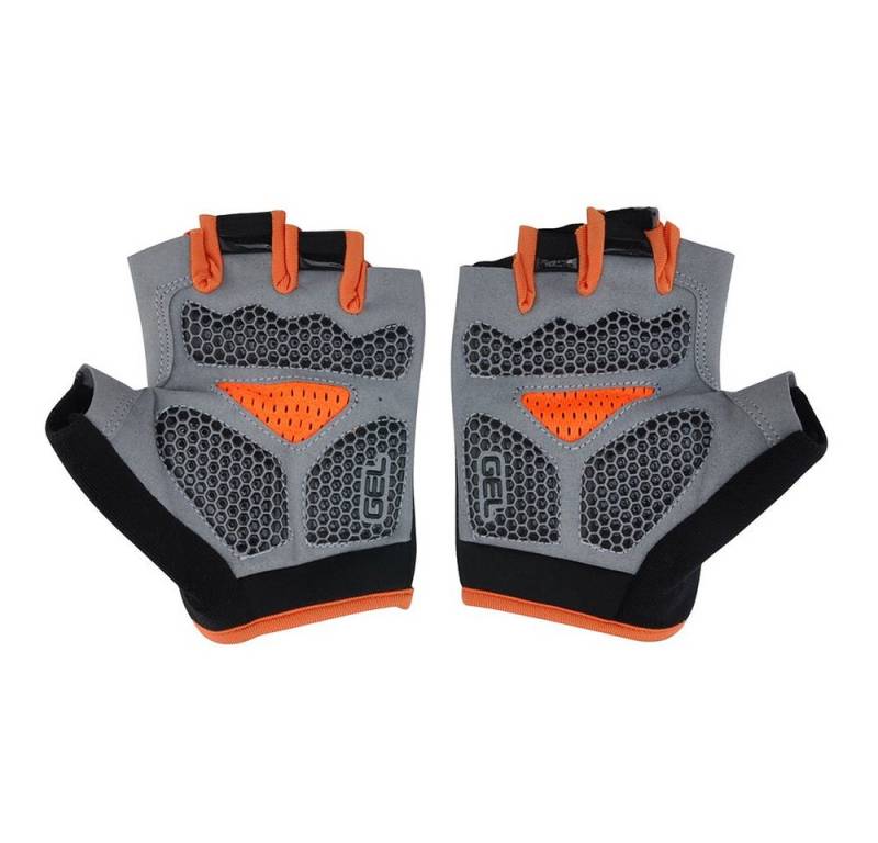 BTTO Hsch. Fahrradhandschuhe Halbe Fingerhandschuhe,Outdoor-Sport Halbfinger-Handschuhe Trainingshandschuhe,Gewichtheben Radfahren Gym Fitness Workout Jogging von BTTO Hsch.