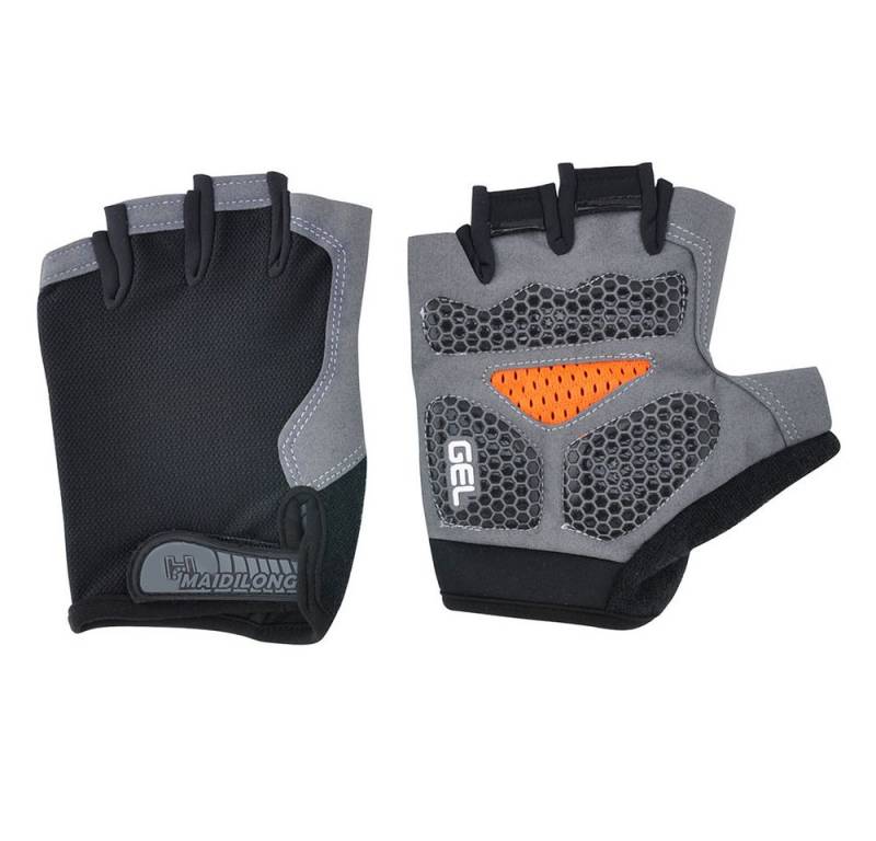 BTTO Hsch. Fahrradhandschuhe Halbe Fingerhandschuhe,Outdoor-Sport Halbfinger-Handschuhe Trainingshandschuhe,Gewichtheben Radfahren Gym Fitness Workout Jogging von BTTO Hsch.