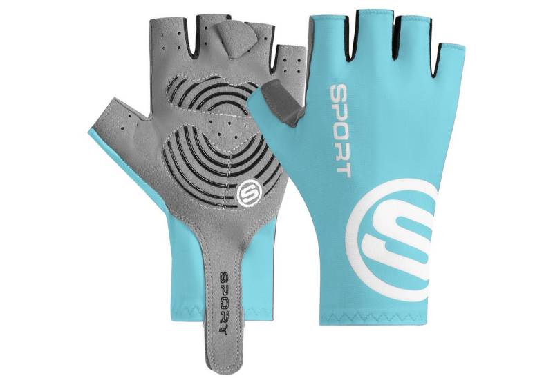 BTTO Hsch. Fahrradhandschuhe Halbfinger Handschuhe Rutschfest & Atmungsaktiv Dünner Gummizug, für Reiten Angeln Outdoor Felsklettern von BTTO Hsch.