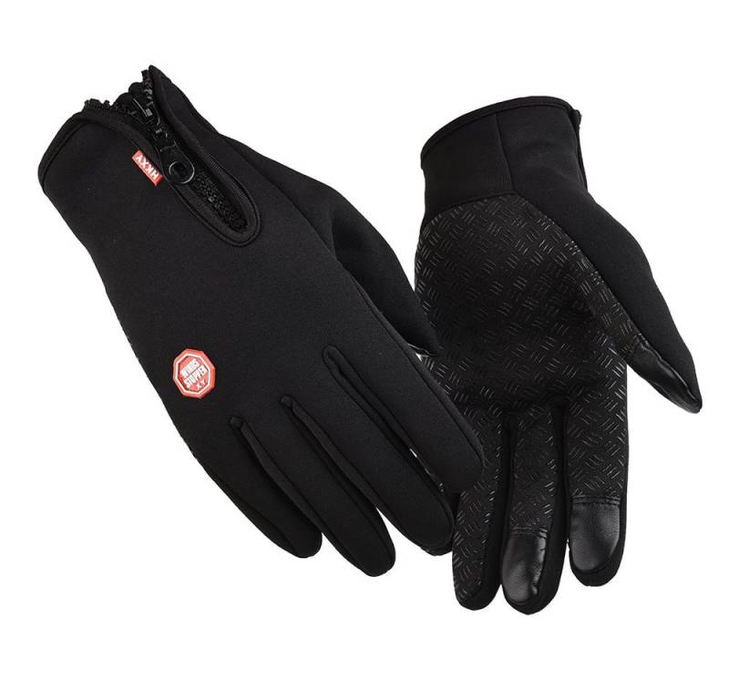 BTTO Hsch. Fleecehandschuhe Handschuhe Fleece Herren Damen Winterhandschuhe Fahrradhandschuhe Angelhandschuhe Touchscreen Winddicht Anti-Rutsch von BTTO Hsch.