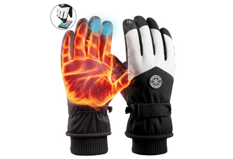 BTTO Hsch. Skihandschuhe Handschuhe Damen Herren Winter,Skihandschuhe,Winterhandschuhe Wasserdichte Touchscreen Handschuhe,für Skifahren Laufen Radfahren von BTTO Hsch.