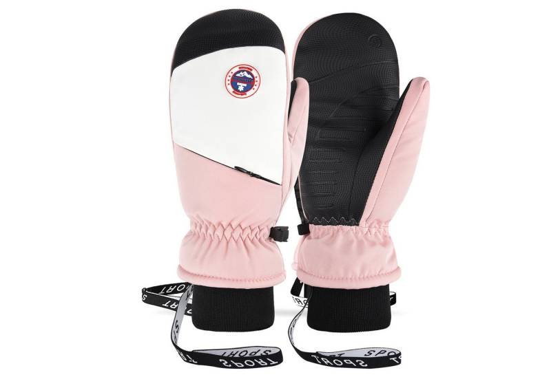 BTTO Hsch. Skihandschuhe Warm Winterhandschuhe,Wasserdichte Thermohandschuhe für Frauen Winddicht Thermische Handschuhe,für Skifahren Laufen Fahrrad von BTTO Hsch.