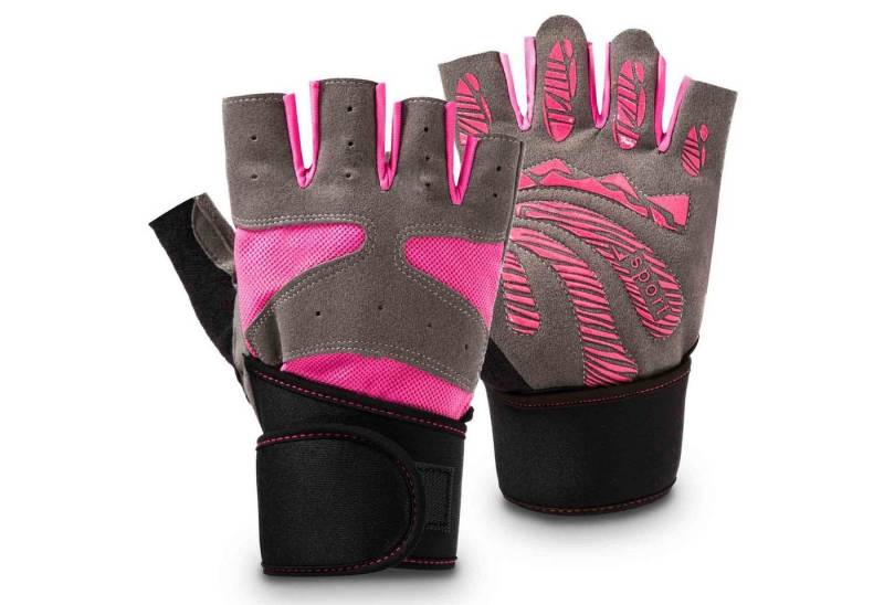 BTTO Hsch. Trainingshandschuhe Fahrradhandschuhe Fingerlose Handschuhe Handgelenkstützen Rutschfest Trainingshandschuhe für Fitness, Erwachsene, Gewichtheben von BTTO Hsch.