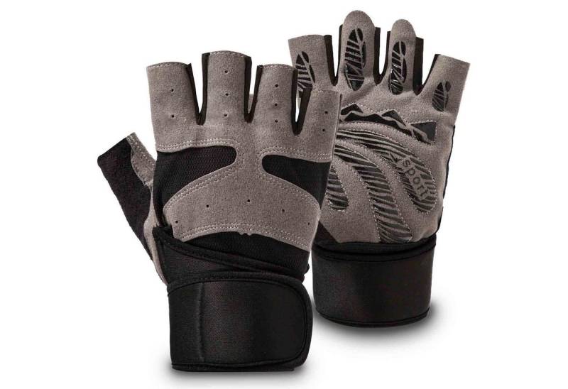 BTTO Hsch. Trainingshandschuhe Fahrradhandschuhe Fingerlose Handschuhe Handgelenkstützen Rutschfest Trainingshandschuhe für Fitness, Erwachsene, Gewichtheben von BTTO Hsch.