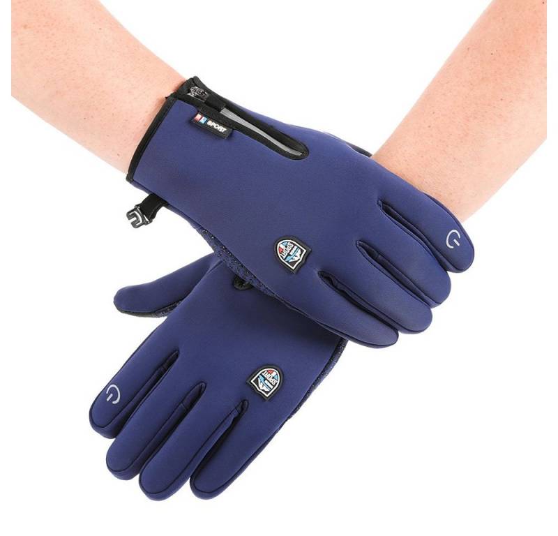 BTTO Hsch. Trainingshandschuhe Winterhandschuhe für Herren Damen,Thermo-Handschuhe Wasserdicht Winddicht Touchscreen Handschuhe von BTTO Hsch.