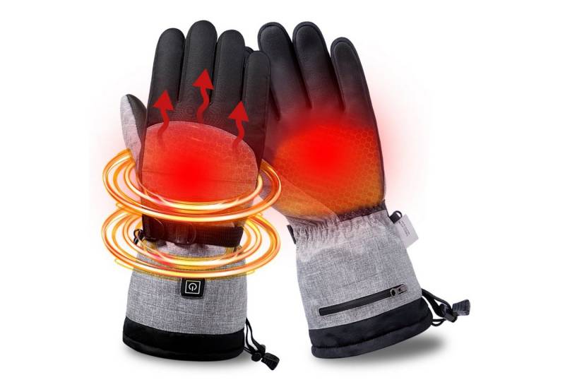 BTTO Multisporthandschuhe Handschuhe Damen Herren Winter,Skihandschuhe,Thermohandschuhe Beheizte Handschuhe,Batterie,für Skifahren Laufen Radfahren von BTTO