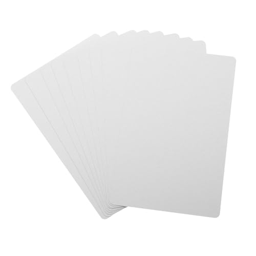 BTYQKZVPM Aluminium-Kartenetui Vatertagsgeschenk, Vatertag 100 stücke Aluminium Visitenkarten Sublimation Leere Karten Elegante Glatte Oberfläche von BTYQKZVPM