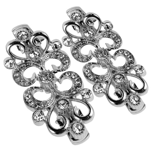 Cinch-Clip, Damen Strass Kleidung Clip Zinklegierung Silber 2er Pack Cinch-Clip, Damen Strass Kleidung Clip Zinklegierung Silber 2er Pack von BTYQKZVPM