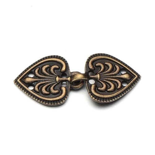 Cinch-Clip, Schal-Cardigan-Clips for Damen und Mädchen, 3er-Pack, mehrfarbig(2-antique Bronze) von BTYQKZVPM