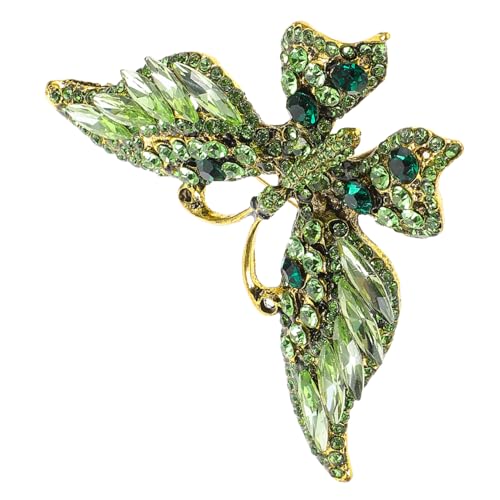 Cinch-Clip, Schmetterling Strass Legierung Brosche Pin Schal Clip for Frauen Grün Cinch-Clip, Schmetterling Strass Legierung Brosche Pin Schal Clip for Frauen Grün von BTYQKZVPM