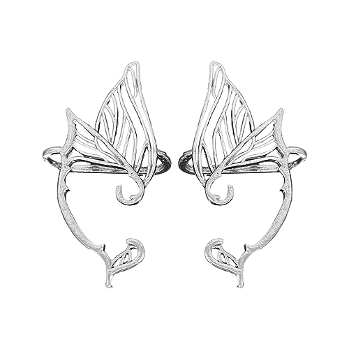 2 Stück Manschette Ohrringe Metallohr Manschetten Frauen Party Schmuck Clip Legierung Feenflügelohr Für Männer Nicht Piercing 2 Stück Manschette Ohrringe Metallohr Manschetten Frauen Party Schmuck Clip Legierung Feenflügelohr Für Männer Nicht Piercing von BUBEFSKD
