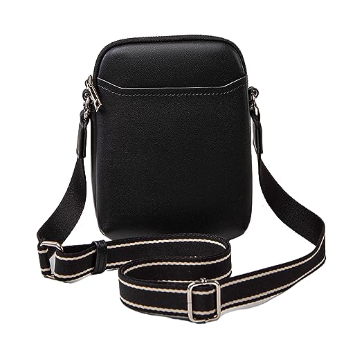 2023 Neue Einfache Fashion Umhängetaschen Freizeittaschen Square Trendy Für Frauen Mädchen Crossbody Solid Color PU Phone von BUBEFSKD