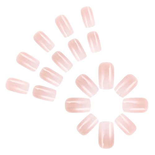 24 PCs Absolventen Kleben An Nägeln Einfaches Künstliches Kurzes Quadrat Falsch Glänzende Presse Für Frauen Mädchen 24 PCs Absolventen Kleben An Nägeln Einfaches Künstliches Kurzes Quadrat Falsch Glänzende Presse Für Frauen Mädchen von BUBEFSKD