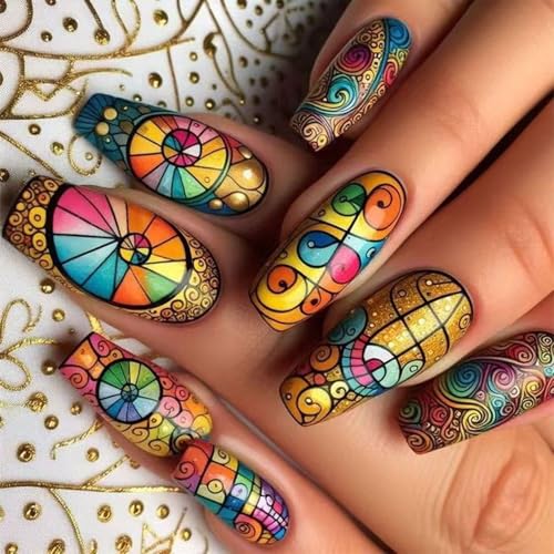 24 Stücke Presse Auf Nägeln Französische Stile Acrylglänzende Künstliche Vollbezüge Bleiben Für Frauen Mädchen Modische Frauennagel 24 Stücke Presse Auf Nägeln Französische Stile Acrylglänzende Künstliche Vollbezüge Bleiben Für Frauen Mädchen Modische Frauennagel von BUBEFSKD