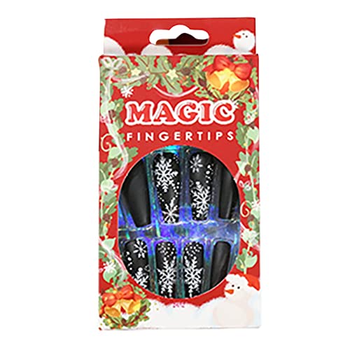 24pcs/Set Christmas Press Auf Nails Vollständiger Abdeckung Acryl Fingernagel Kit Nagelkunstdekoration Long 24pcs/Set Christmas Press Auf Nails Vollständiger Abdeckung Acryl Fingernagel Kit Nagelkunstdekoration Long von BUBEFSKD