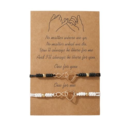 BUBEFSKD 1 Paar Handgefertigte Freundschaftsarmbänder Seil Set Einstellbare Baumwoll Fußkäse Unisex Armband Für Jede Gelegenheit Freundschaft von BUBEFSKD
