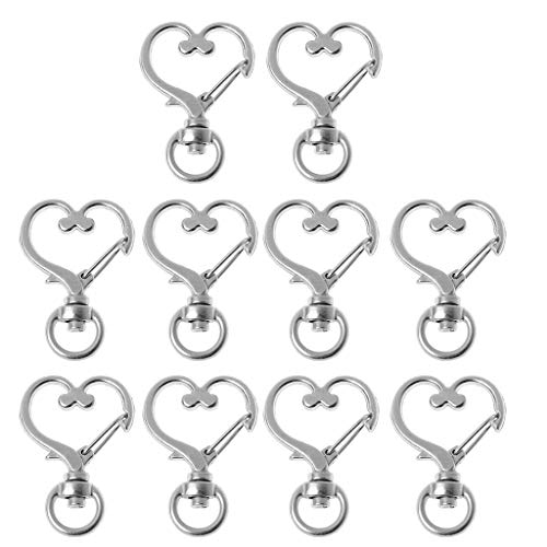 BUBEFSKD 10 PCs Metall Schwenk Hummerverschluss Premium Lanyard Snap Für Hooks Haken Armband Handwerksklammern Schmuck Keychai Keyring Keyrings Männer Tags Personalisierte Keyring BUBEFSKD 10 PCs Metall Schwenk Hummerverschluss Premium Lanyard Snap Für Hooks Haken Armband Handwerksklammern Schmuck Keychai Keyring Keyrings Männer Tags Personalisierte Keyring von BUBEFSKD