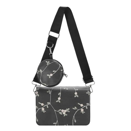 BUBEFSKD 2023 Crossbody Tasche Für Teen Girl Vielseitige Schulter Große Kapazitäts Bote Mit Kleinen Geldbörsenstickereien Verstellbarer Schultergurt BUBEFSKD 2023 Crossbody Tasche Für Teen Girl Vielseitige Schulter Große Kapazitäts Bote Mit Kleinen Geldbörsenstickereien Verstellbarer Schultergurt von BUBEFSKD