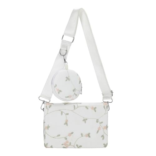 BUBEFSKD 2023 Crossbody Tasche Für Teen Girl Vielseitige Schulter Große Kapazitäts Bote Mit Kleinen Geldbörsenstickereien Verstellbarer Schultergurt BUBEFSKD 2023 Crossbody Tasche Für Teen Girl Vielseitige Schulter Große Kapazitäts Bote Mit Kleinen Geldbörsenstickereien Verstellbarer Schultergurt von BUBEFSKD