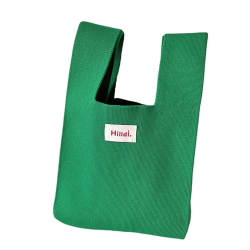 BUBEFSKD 2023 Einkaufstasche Große Kapazität Handtasche Feste Farbe Trendy Häkeln Für Mädchen Frauen Vielseitige Strickbeutel Handy Weiche Und Komfortable Berührung von BUBEFSKD