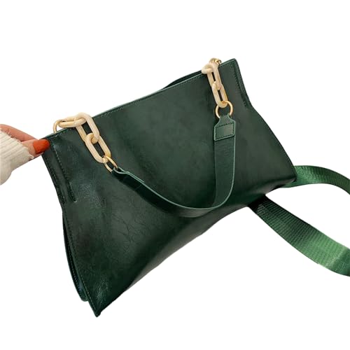 BUBEFSKD 2023 Neue Crossbody Tasche Für Mädchen Frauen Große Kapazität Handtasche Einkaufen Feste Farbe Schultermodentrendy Langlebiger PU Rucksack von BUBEFSKD