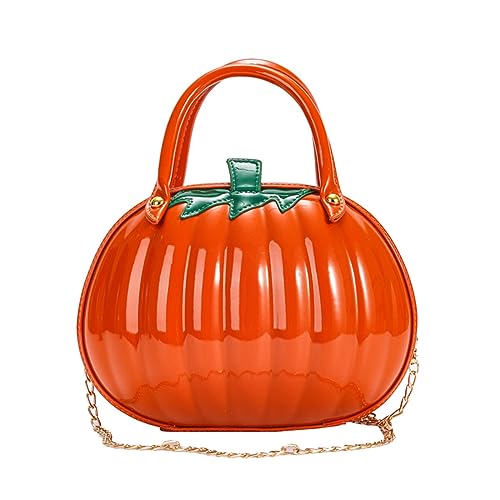 BUBEFSKD 2023 Neue Halloween Tasche Casual Handtasche Große Kapazität Freizeitösetaschen Für Mädchen Frauen Mode PU Schulterkette Rund von BUBEFSKD
